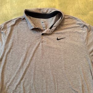 Nike Heather Gray Men's Polo Shirt